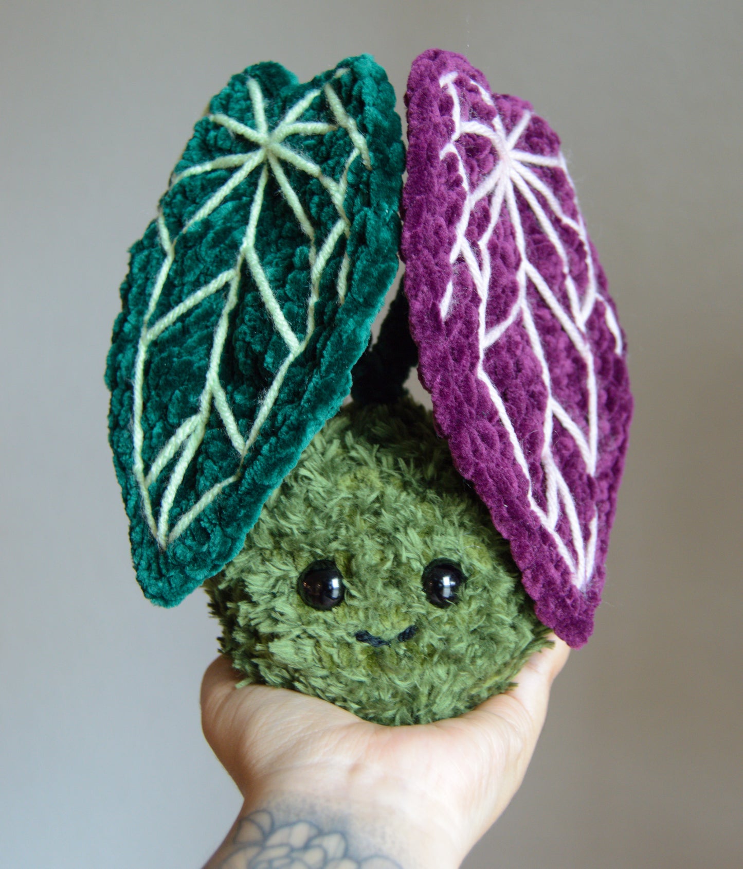 Crochet Anthurium Red Crystallinum