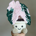 Crochet Alocasia Pink Polly