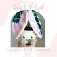 Alocasia Black Velvet PDF Pattern