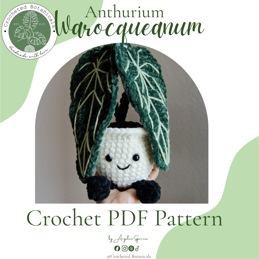 Anthurium Warocqueanum PDF Pattern