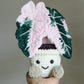 Crochet Alocasia Pink Polly