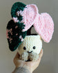 Crochet Philodendron Pink Princess