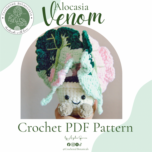 Alocasia Venom Crochet Pattern