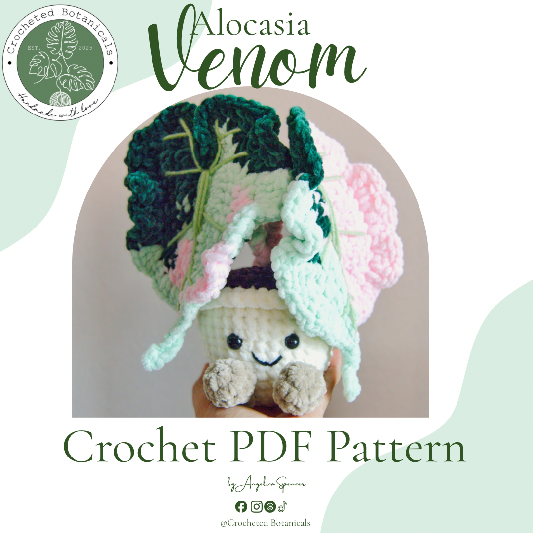 Alocasia Venom Crochet Pattern