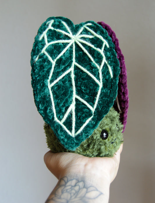 Crochet Anthurium Red Crystallinum