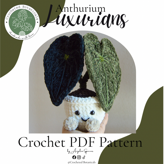 Anthurium Luxurians PDF Pattern