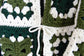Crochet Oversized Chunky Monstera Granny Square Cardigan