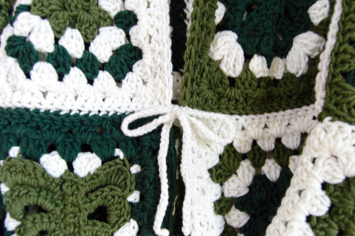 Crochet Oversized Chunky Monstera Granny Square Cardigan