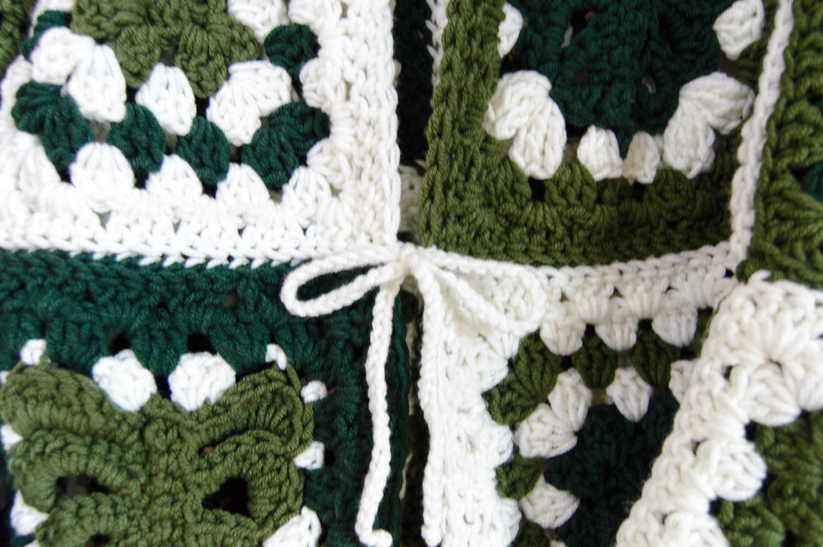 Chunky Monstera Granny Square Cardigan PDF Pattern