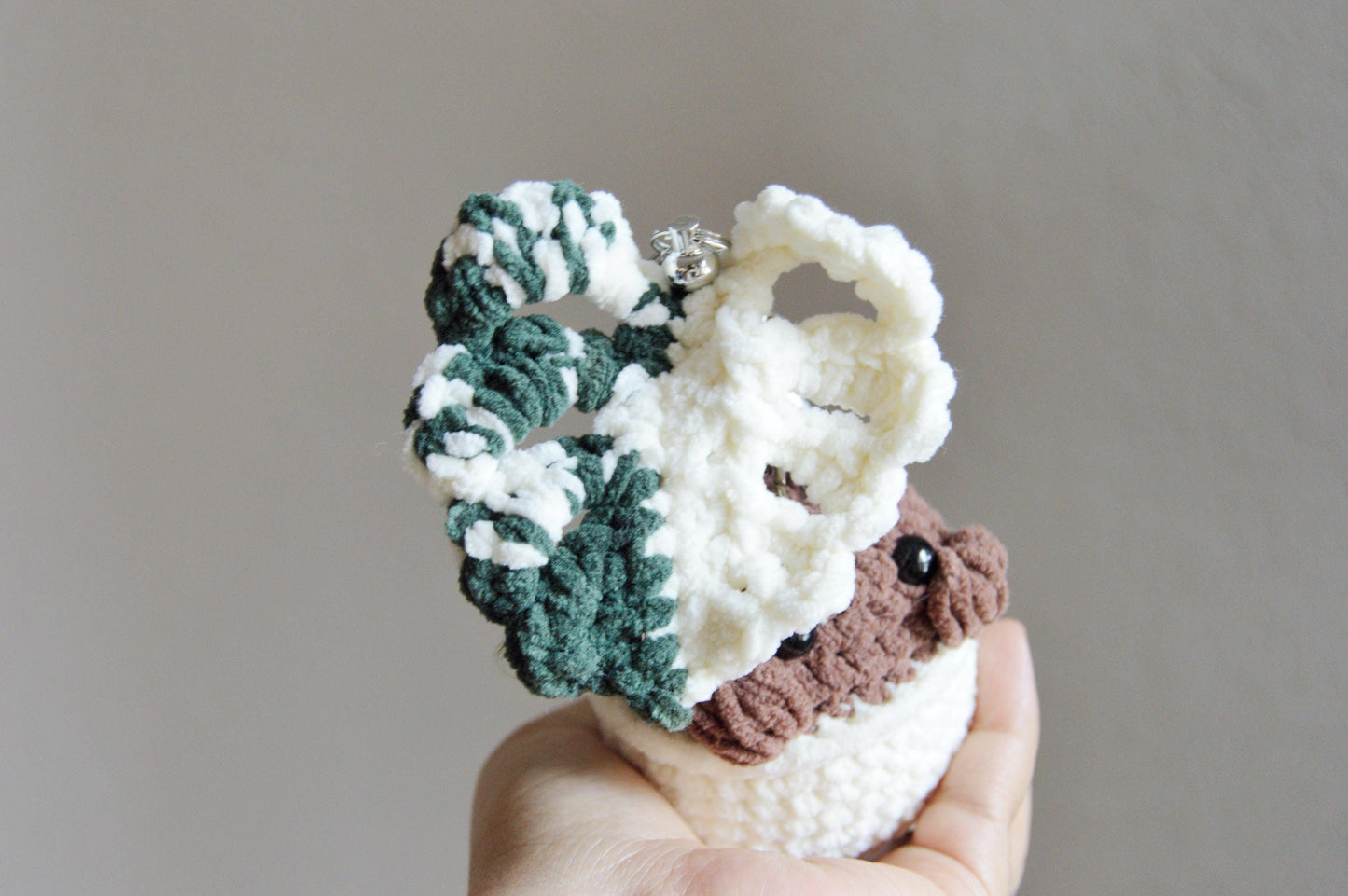 Crocheted Monstera Thai Constellation Plushie Bag Charm: Amigurumi Key Chain Accessory